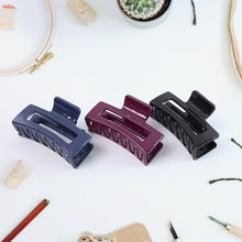 Matte Rectangular Hair Clamp